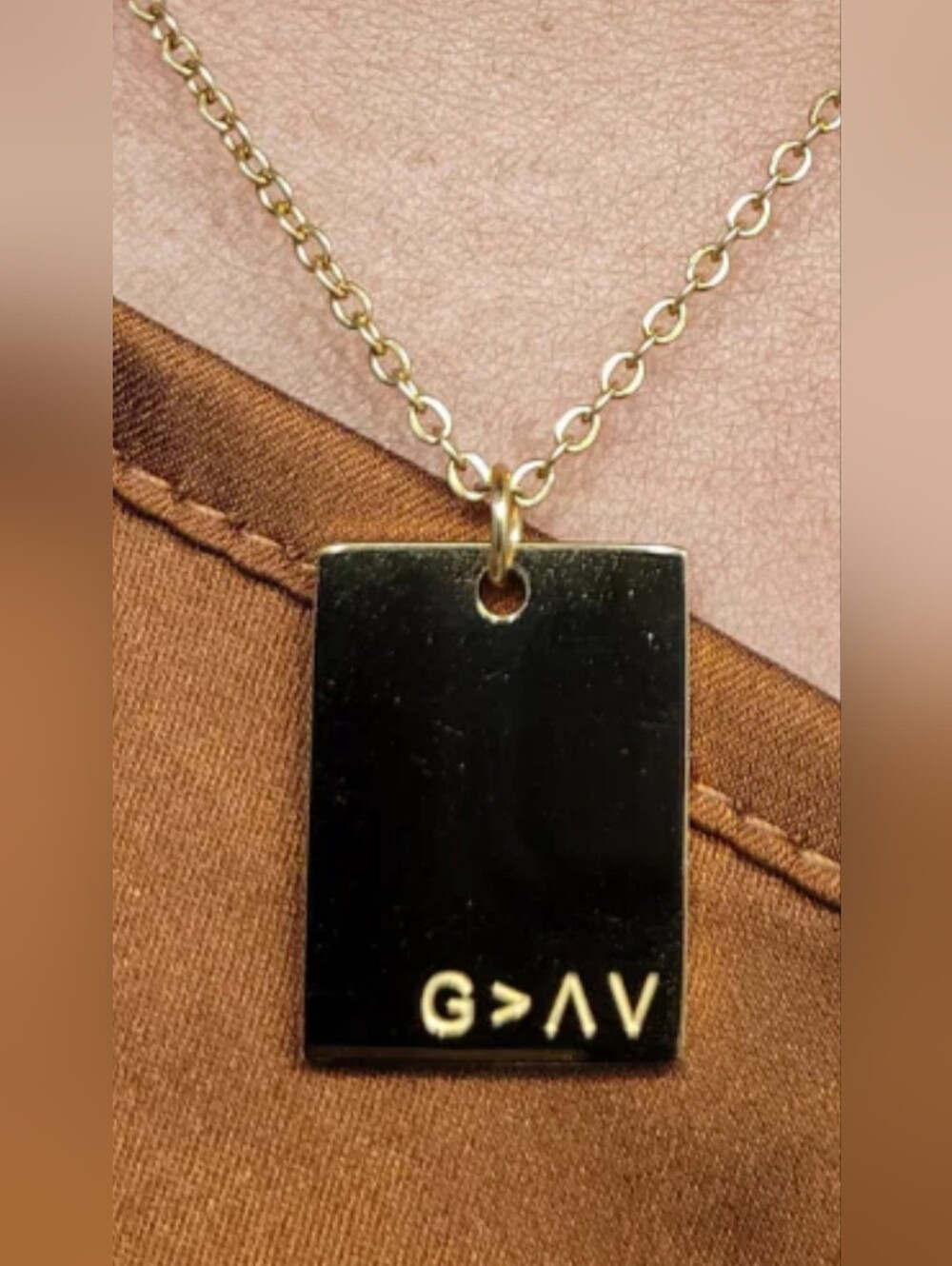 God Is Greater Than Your Hills And Valley Plunder Necklace